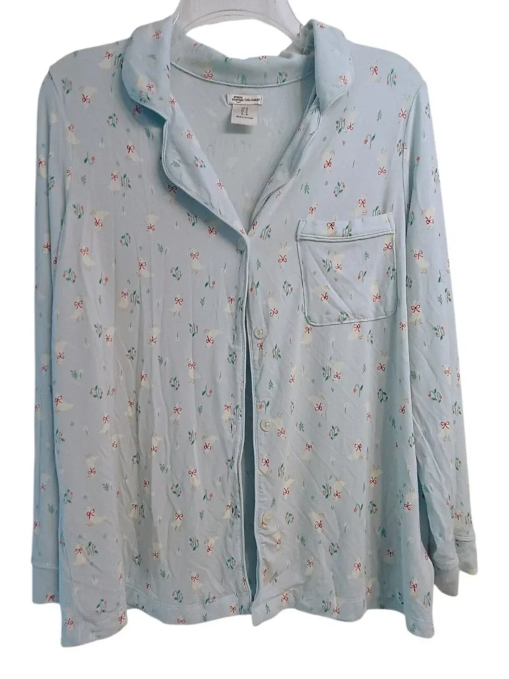 Pajamas, soft pajamas, long sleeve pajama comfortable sleepwear. - Picture 6 of 8